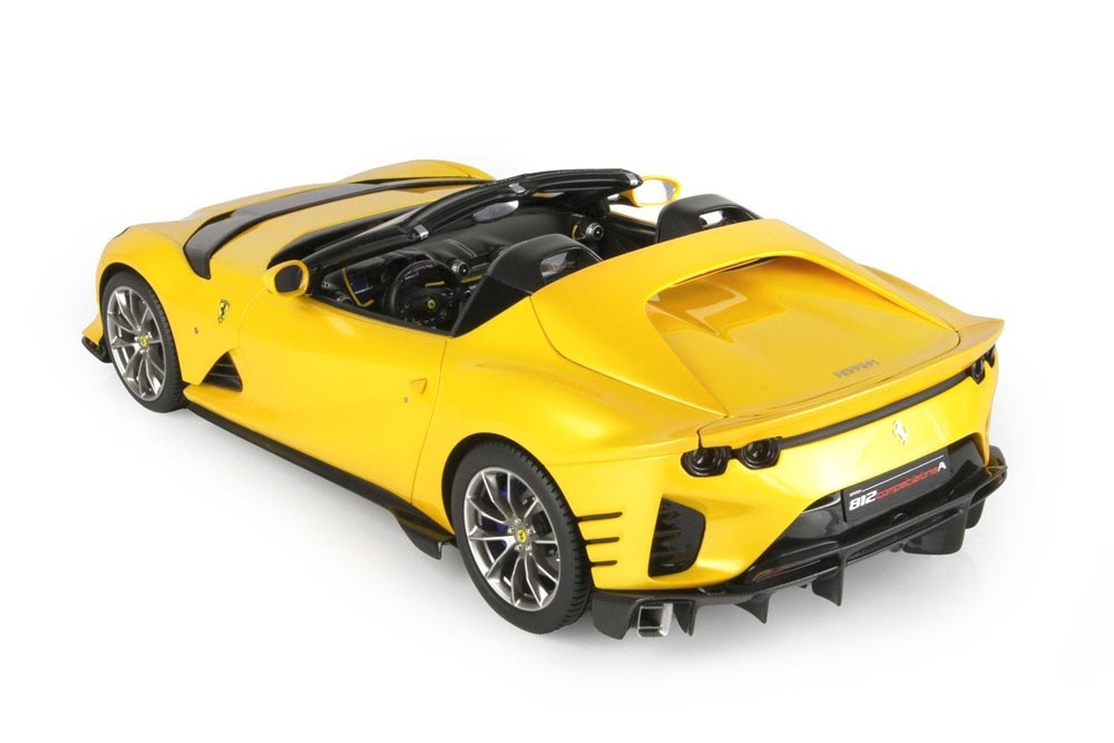 BBR P18209AV 1/18 Ferrari 812 Competizione A 2021 Giallo Tristrato Ltd 200pcs