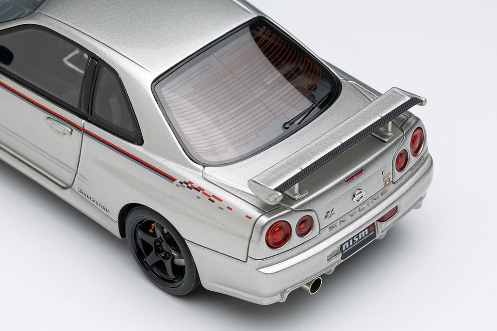 Make Up EIDOLON EM791 1/43 Nismo R34 GT-R Z-tune Prototype TAS 2001 Silver
