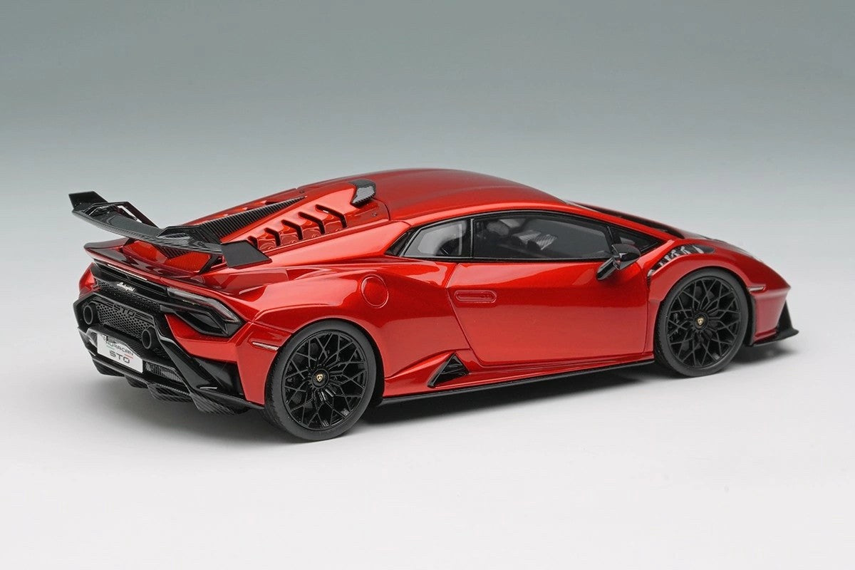 Make Up EIDOLON EM737B 1/43 Lamborghini Huracan STO 2021 Rosso Effesto Resin