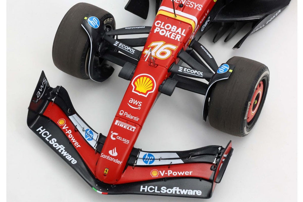 BBR BBR241816EDIE 1/18 Ferrari SF-24 2024 US GP Austin C.Leclerc Winner Diecast