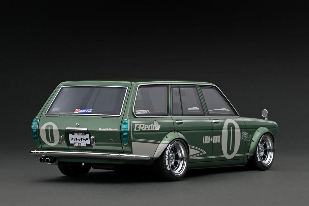 Ignition Model IG3148 1/18 Datsun Bluebird 510 Wagon Green Metallic