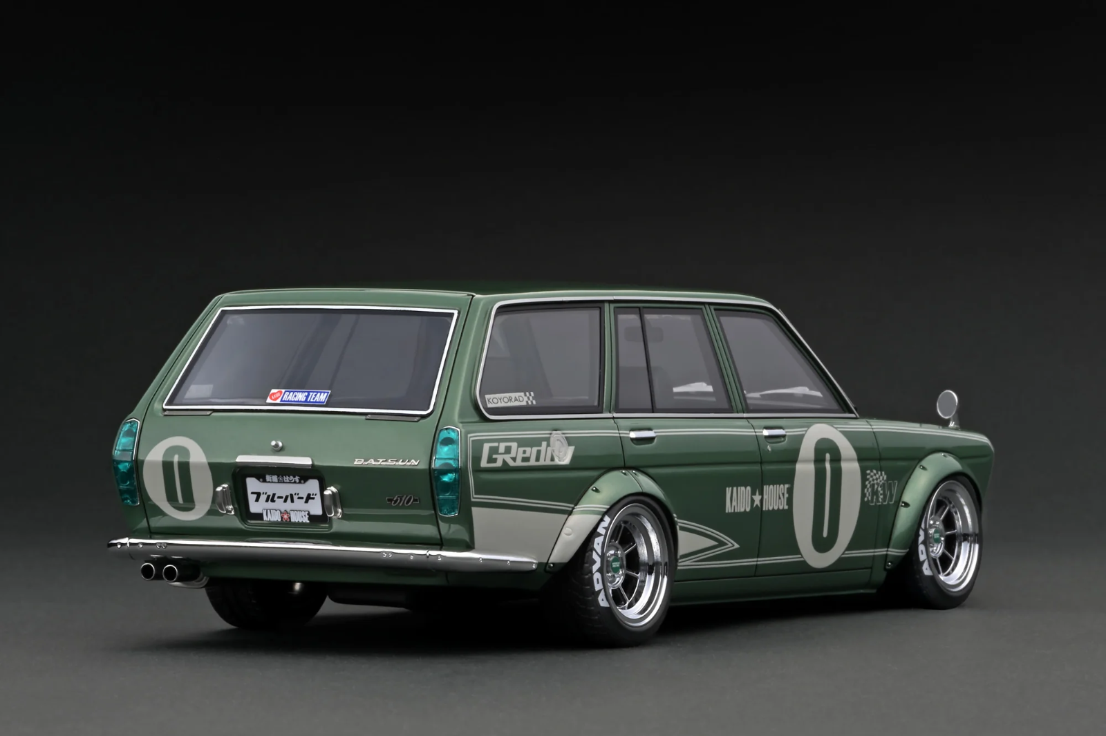 Ignition Model IG3148 1/18 Datsun Bluebird 510 Wagon Green Metallic