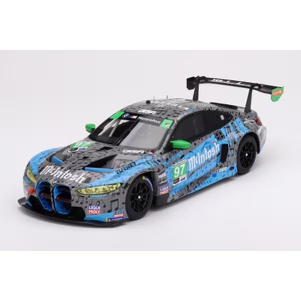TopSpeed TS0517 1:18 BMW M4 GT3 #97 Turner IMSA 2023 Laguna Seca GTD P2 Resin