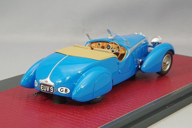 Matrix MX50205-041 1/43 Bugatti Type 57 TT Bertelli Therese 1935 Blue Resin