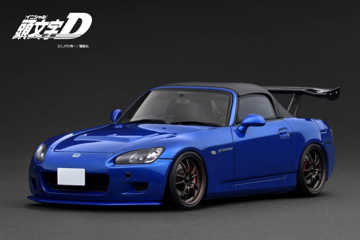 Ignition Model IG3916 1/18 Initial D Honda S2000 AP1 Blue Metallic