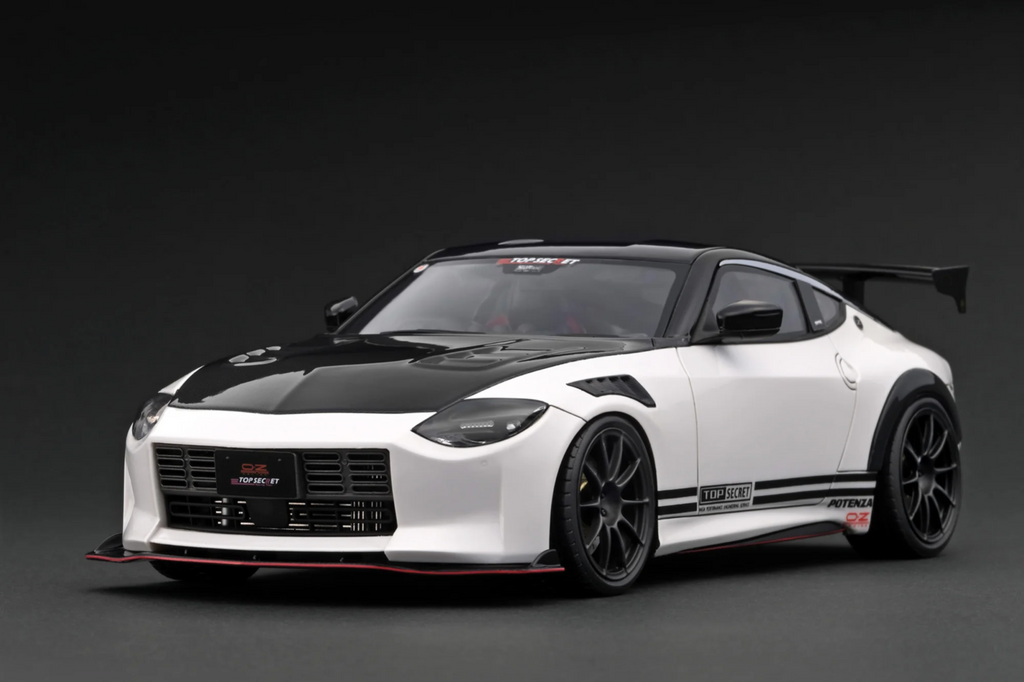 Ignition Model IG3381 1/18 TOP SECRET Nissan Fairlady Z RZ34 White Resin
