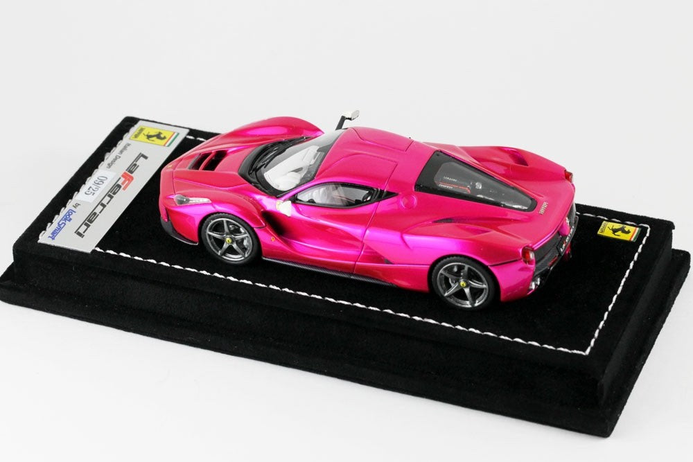 Looksmart LS421SC 1/43 Ferrari LaFerrari 2013 Pink Flash Ltd 25pcs Hybrid Resin