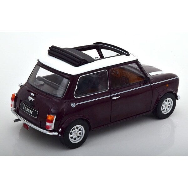 KK Scale KKDC120075L - 1/12 Mini Cooper Sunroof Purple Metallic/White Left-Hand