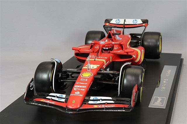 Bburago K18-16821L16 1/18 Ferrari SF-24 #16 Leclerc F1 2024 Red Diecast w/Case