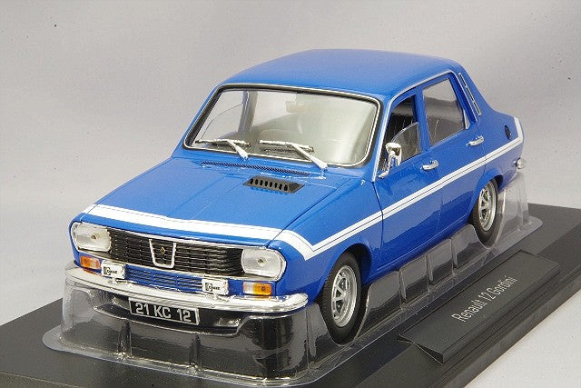 Norev NO185210 1/18 Renault 12 Gordini 1971 Bleu de France Blue Diecast