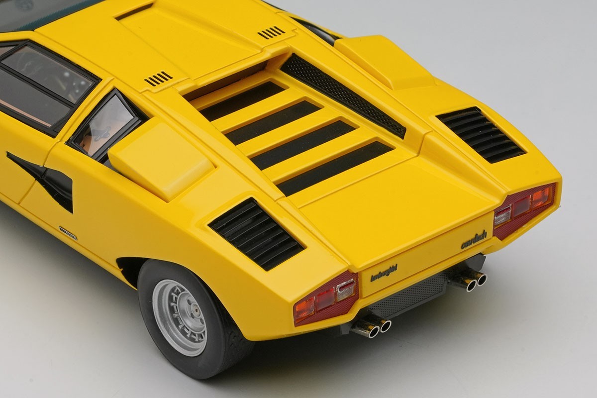 Make Up EIDOLON EM822A 1/43 Lamborghini Countach LP400 1974 Yellow Resin
