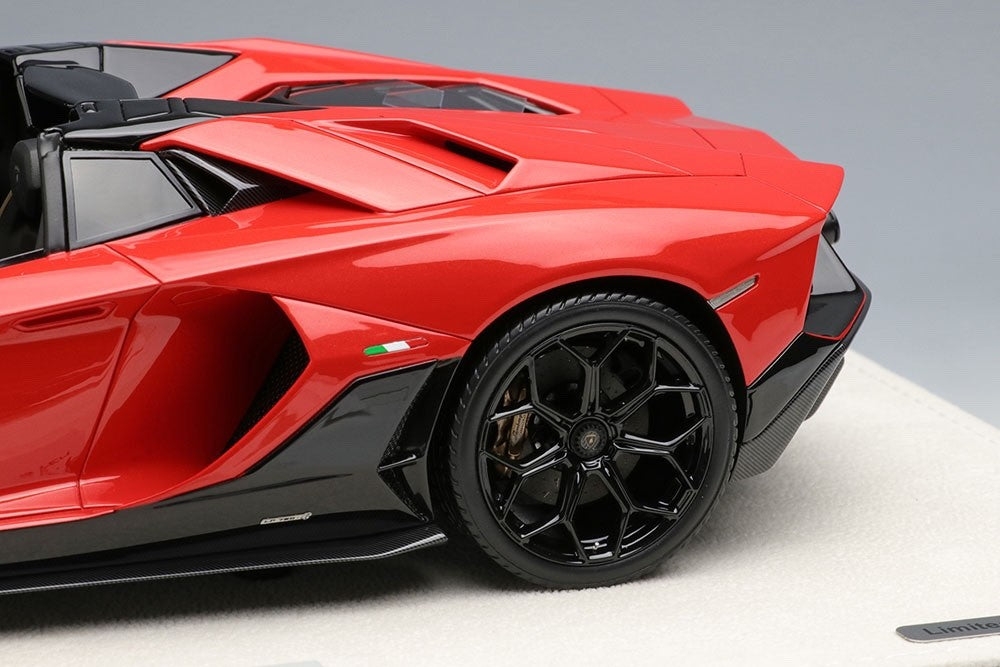 EIDOLON EML064B 1/18 Lamborghini Aventador LP780-4 Ultimae 2021 Rosso Mars Resin