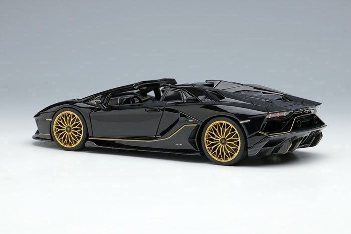EIDOLON EM637E 1/43 Lamborghini Aventador LP780-4 Ultimae Roadster Black Ltd 60