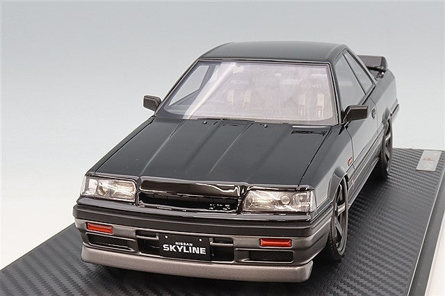 Ignition Model IG4010 1/18 Nissan Skyline GTS-R R31 Black Silver Resin
