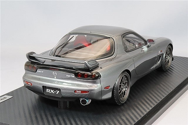 Ignition Model IG3608 1/18 Mazda RX-7 FD3S Spirit R Type A BBS Gray Resin