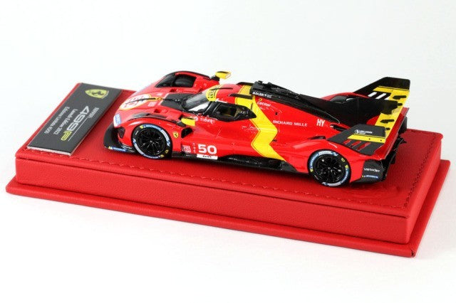 BBR Deluxe C280DL 1/43 Ferrari 499P Hypercar 2022 (Red Leather Base) Ltd 50pcs