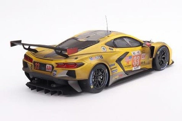 Top Speed TS0523 1/18 Corvette C8.R 2023 Le Mans Yellow #33 GTE AM Winner