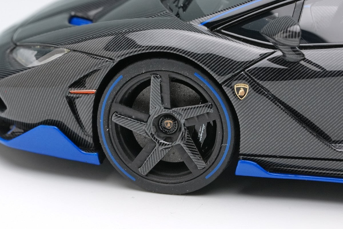 EIDOLON EM780F 1/43 Lamborghini Centenario LP770-4 Carbon Blue Stripe