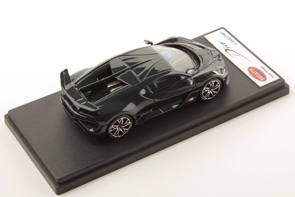 Looksmart LS497H 1/43 Bugatti Divo 2018 Blue Carbon Glossy Resin