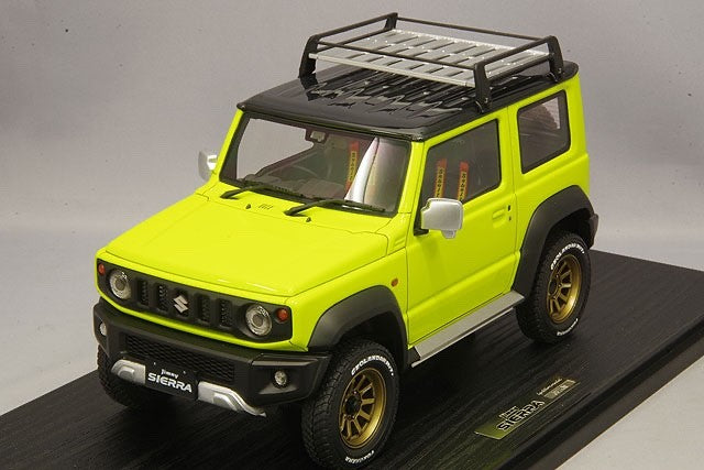 Ignition Model IG1703 1/18 Suzuki Jimny Sierra JB74 Lift Up Yellow/Black Resin