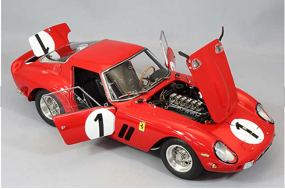 CMC CMC-254 1/18 Ferrari 250 GTO Paris 1000km 1962 #1 Multi Color Diecast