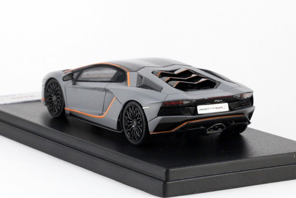 Looksmart LS468SE 1/43 Lamborghini Aventador S 2017 Grigio Acheso Resin Ad Pers