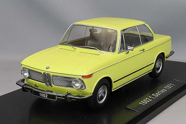 KK Scale KKDC181073 1/18 BMW 1602 Series 1 1971 Yellow Sedan