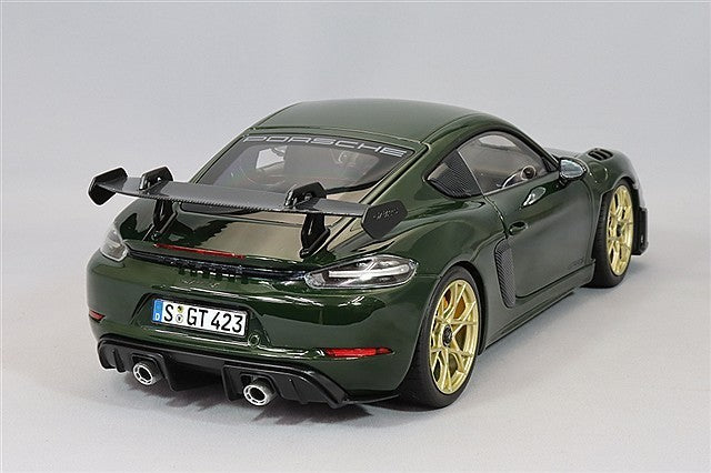Norev NO187250 1/18 Porsche Cayman GT4 RS 2023 Green Die-cast