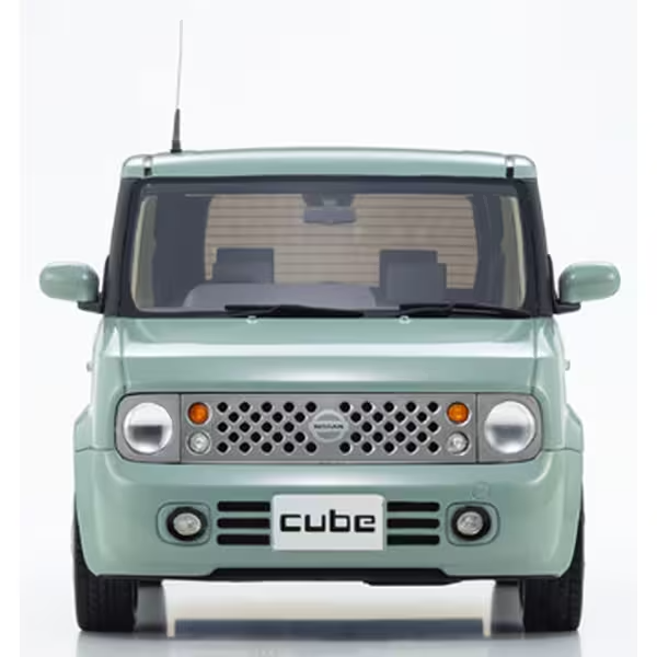 Kyosho KSR18060AM - 1/18 Nissan Cube Aqua Mint [Resin Cast Mini Car]