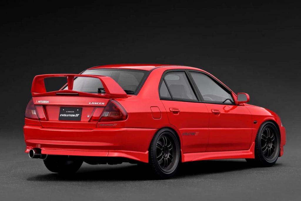 Ignition Model IG3783 1/18 Mitsubishi Lancer Evo IV CN9A Red Resin
