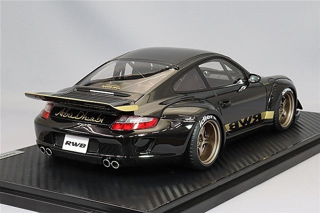 Ignition Model IG3247 1/18 RWB Porsche 911 997 Rauh-Welt SSR Black Resin