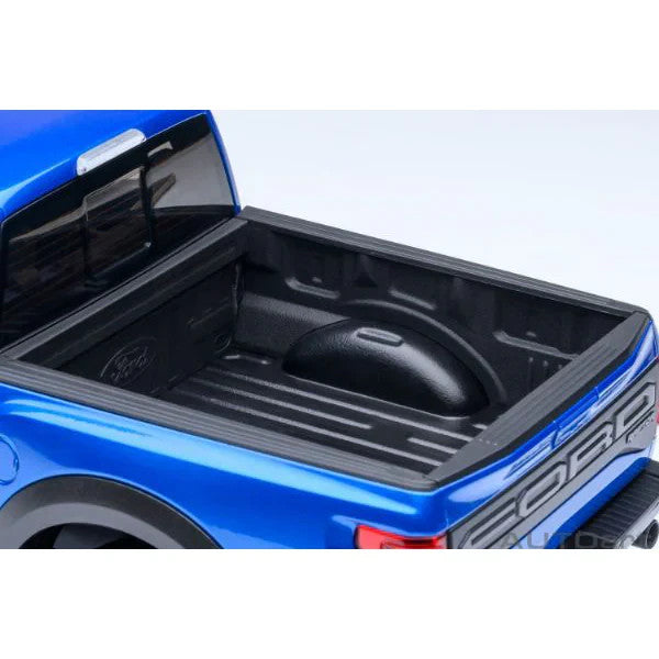 AUTOart 72949 1/18 Ford F-150 Raptor SuperCrew 2019 Blue Diecast