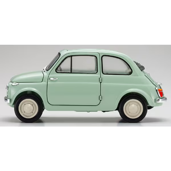 KYOSHO KS08966LG - 1/18 Fiat Nuova 500 Green Clear [Diecast Mini Car]