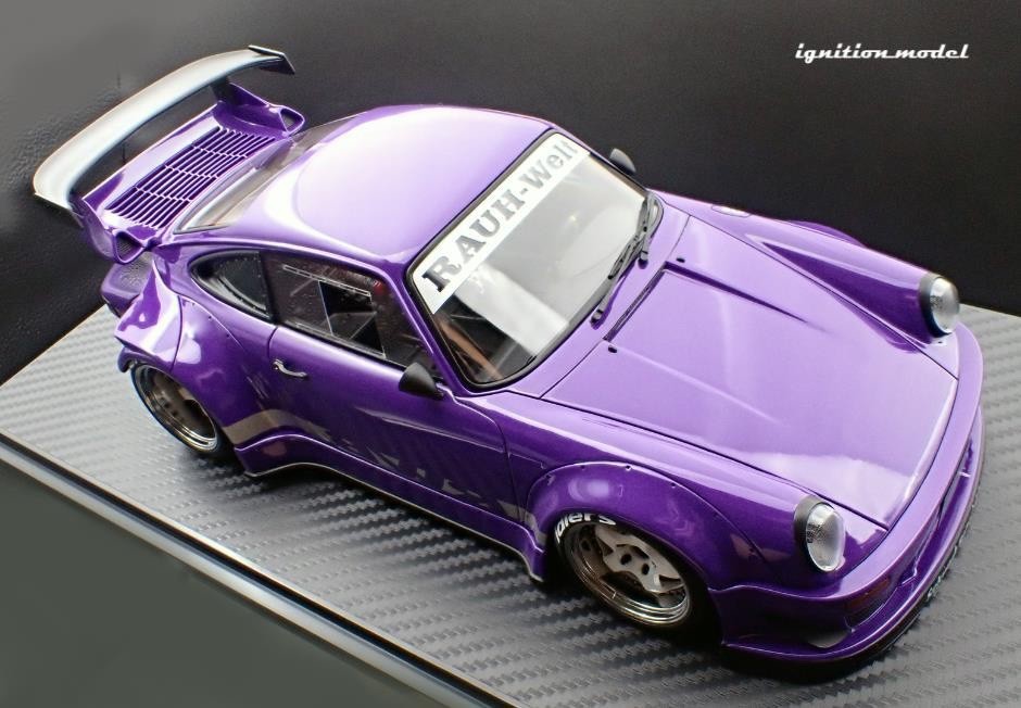 Ignition Model IG3698 1/18 Porsche 911 RWB 930 Purple WORK Meister S1