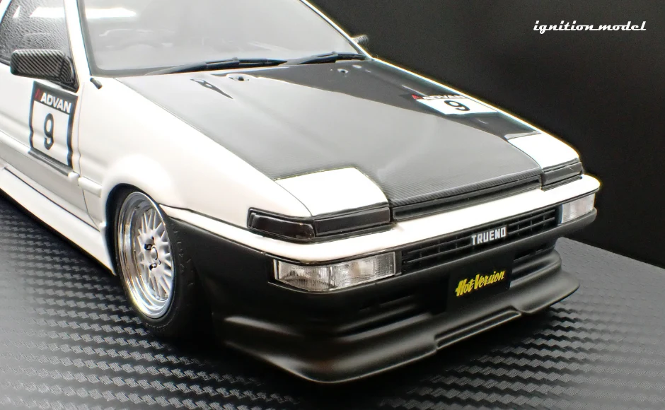 Ignition Model IG3488 1/18 Toyota Trueno AE86 Tsuchiya TK-Street White Resin