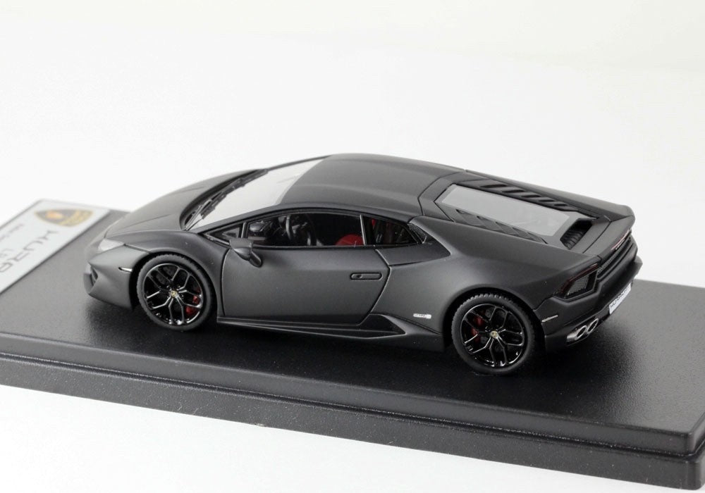Looksmart LS455D 1/43 Lamborghini Huracan LP580-2 2016 Nero Nemesis Matt Black
