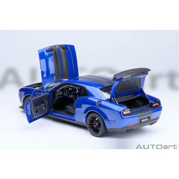 AUTOart 71763 1/18 Dodge Challenger SRT Jailbreak 2022 Blue Diecast