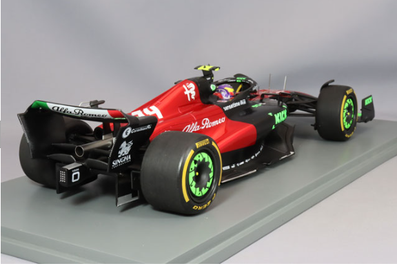 Spark S18S963 1/18 Alfa Romeo Kick Sauber C43 Belgium GP 2023 #24 Mult