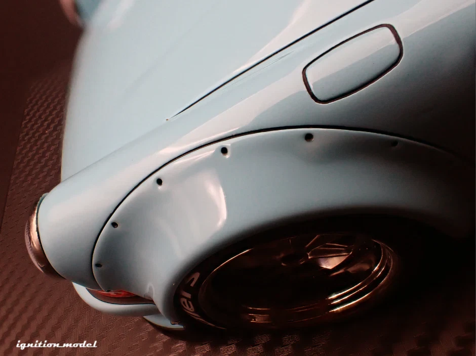 Ignition Model IG3878 1/18 Porsche RWB Backdate Light Blue Coupe