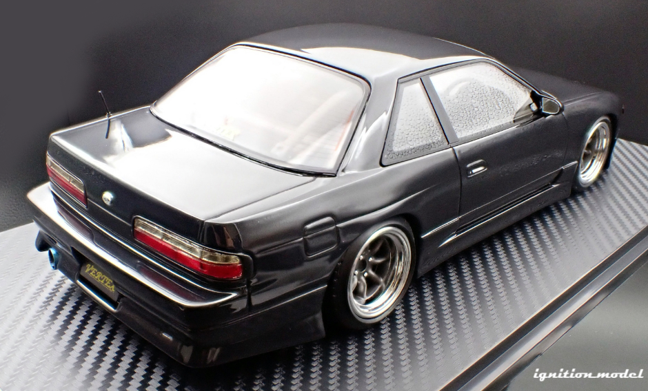 Ignition Model IG3588 1/18 Vertex S13 Silvia Black Watanabe 8-Spoke