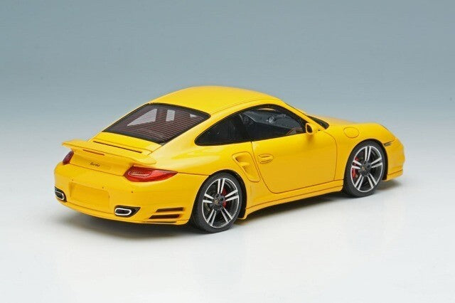 Make Up EIDOLON EM619A 1/43 Porsche 911 997.2 Turbo 2010 Speed Yellow (Resin)