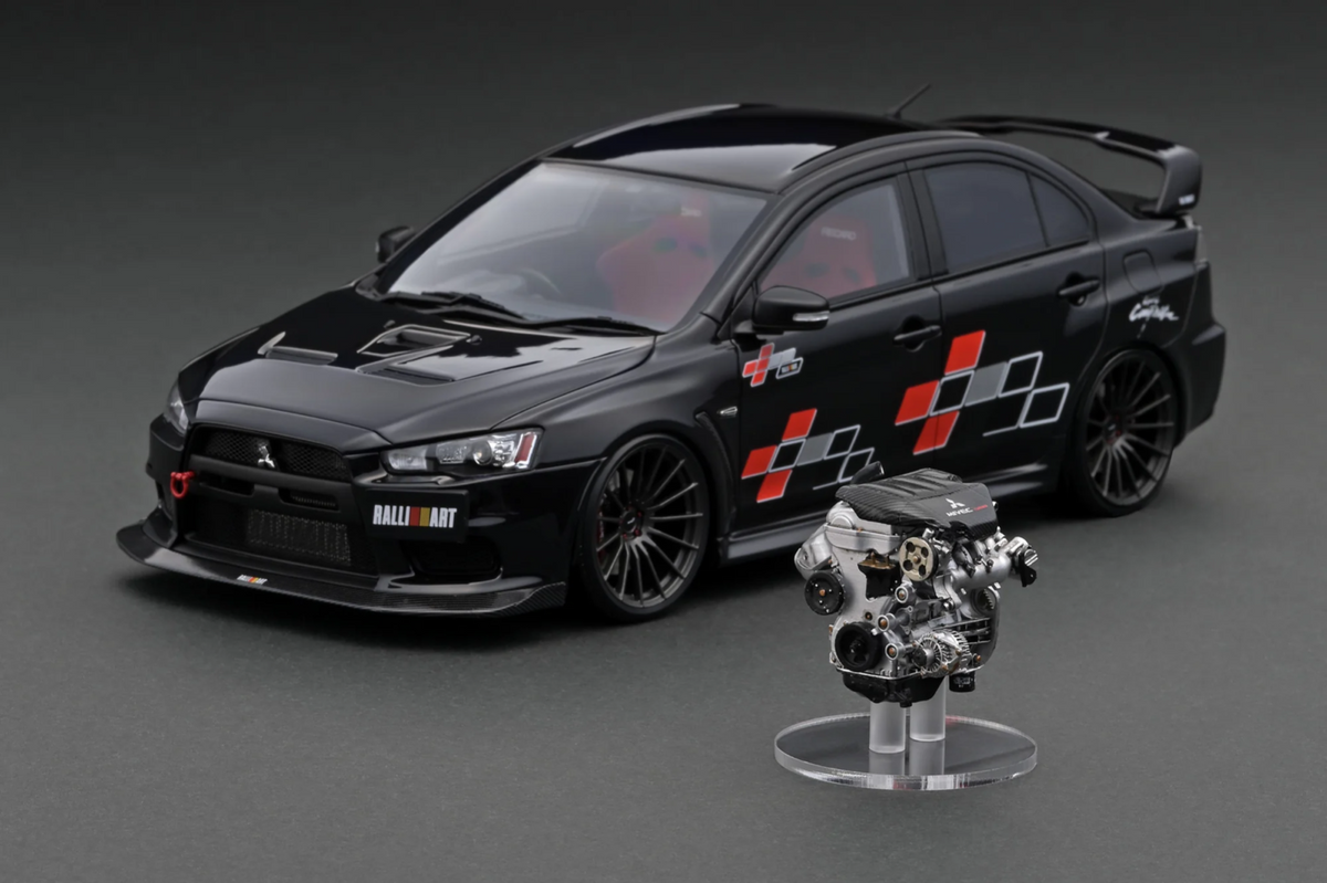 ignition model IG3212 1/18 Mitsubishi Lancer Evolution X CZ4A 2007 with Engine