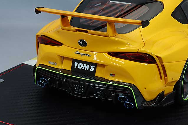 Make Up IDEA IM053B 1/18 TOM'S GR Supra 2020 Lightning Yellow
