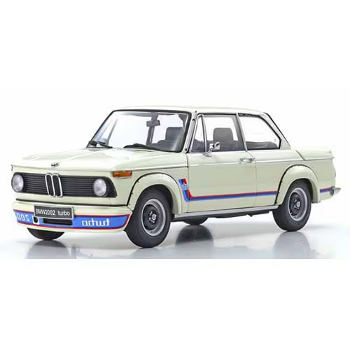 Kyosho KS08544W - 1/18 BMW 2002 Turbo White [Die-cast Model Car]