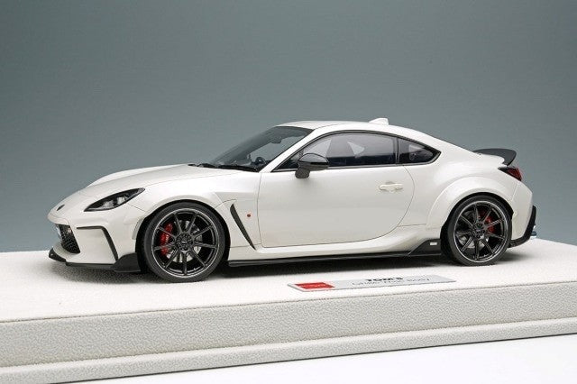 EIDOLON EML120B 1/18 TOM'S GR86 Wide Body 2022 Crystal White Pearl