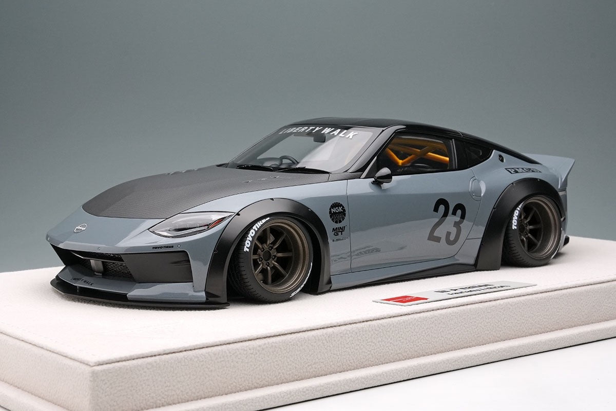 Make Up EIDOLON EML137C 1/18 LB nation Nissan Fairlady Z RZ34 Gray Limited 60pcs