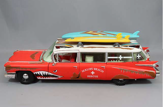 Auto World KS-AW312 1/18 Cadillac Eldorado Ambulance 1959 Surf Shark Multi Color