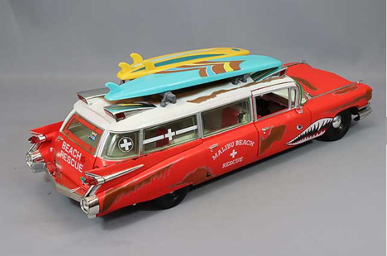 Auto World KS-AW312 1/18 Cadillac Eldorado Ambulance 1959 Surf Shark Multi Color