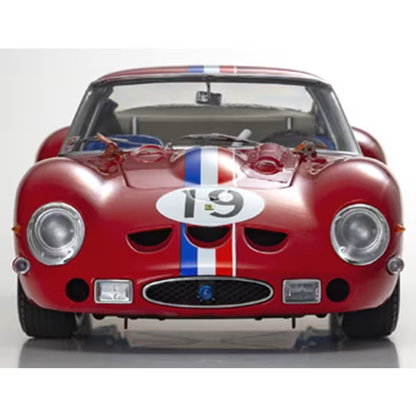 Kyosho KS08438A 1/18 Ferrari 250 GTO 1962 Le Mans #19 Diecast Model Car