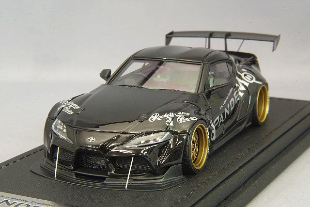 Ignition Model IG2147 1/43 PANDEM Toyota Supra A90 Black Metallic Resin